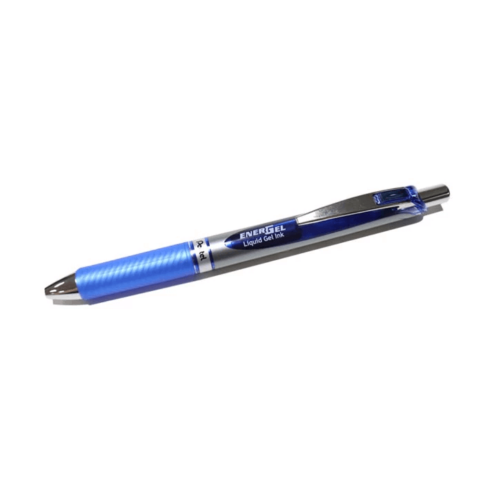 ปากกา แบบกด PENTEL ENERGEL 1.0 BL80 สีน้ำเงิน